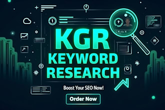 do kgr keyword research and competitor analysis for top rankings