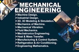 do fluid mechanics tasks, electrical engineering, machine designs, proposal