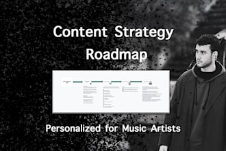 create a content strategy roadmap for music artists