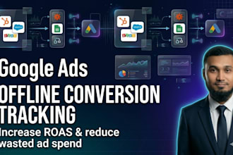 setup google ads offline conversion tracking via zapier, webhook or sheet