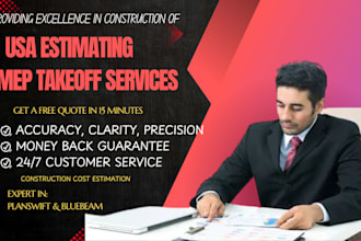 do mep cost estimation quantity and material takeoff pricing