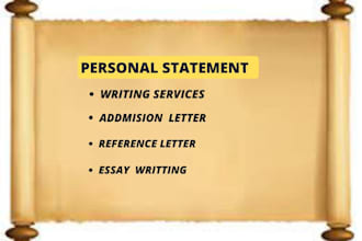 edit,write,proofread statement of purpose and personal statement