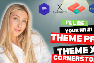 create a wordpress website with x theme, pro and cornerstone expert