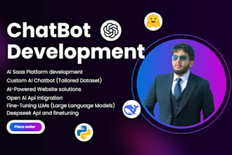 develop an ai website and ai chatbot using rag chatgpt openai python deepseek