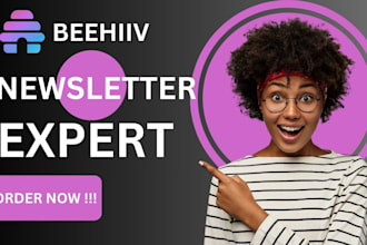 setup beehiiv account, beehiiv newsletter template design beehive landing page