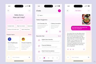 develop chat app, music clone app, social networking app, dating app