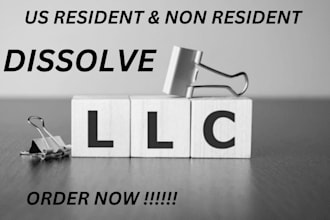 dissolve us llc, dissolve delaware llc, ein closure, llc reinstatement