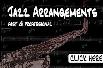 create professional jazz arrangements for any ensemble
