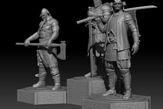 digital sculpting, 3d sculpting, statue, 3d printing, stl files in blender, maya