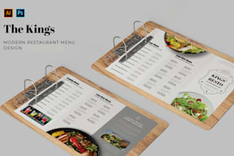design beautiful food restaurant menu coffee bar menu digital menu board flyer