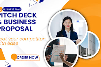 draft investor ready business plan grant sponsorship proposal letter pitch deck