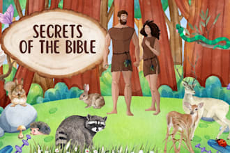 create ai generated 4k bible storytelling and history christian kids videos