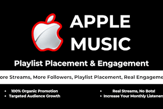 do organic apple music promotion to boost your streams and visibilty