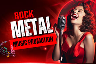 do rock metal music promotion and playlist pitch