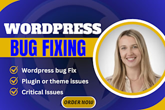 fix wordpress bugs ,errors, wordpress checkout issues and malware removal, CSS