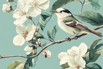 make any floral, animal or botanical art