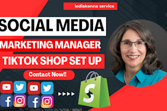 boost shopify marketing with tik tok shop instagram shop or facebook shop setup