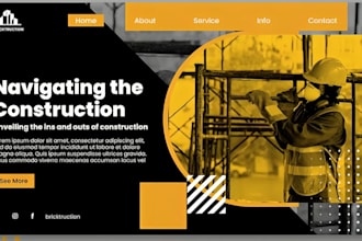 build squarespace roofing website, hvac, interior design, plumbing, construction