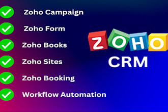 create and customize zoho crm zoho one zoho campaigns zoho forms