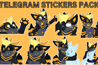 draw furry telegram stickers pack furry nsfw stickers discord animated stickers