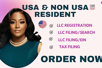 do llc business registration llc agent attorney for non USA resident foreign