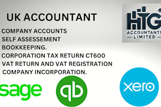 file to hmrc your personal tax and sole trader return and do bookkeeping