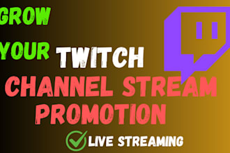 build twitch channel to have chatters, live viewers on your live stream