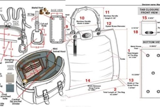design tech pack duffle bag, handbag, bag design, backpack, bag tech pack
