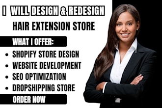 do hair extension shopify store hair extension website hair dropshipping store
