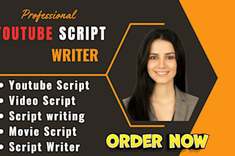 write your youtube script, video script, true crime script, scriptwriter, script