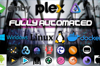setup unraid server jellyfin, plex, sonarr, lidarr, iptv, root android, unclone