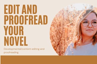 do developmental and book editing