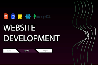 provide full stack custom website development frontend and backend