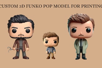 do 3d funko pop funko toy model bobblehead 3d figurines cute character mascot