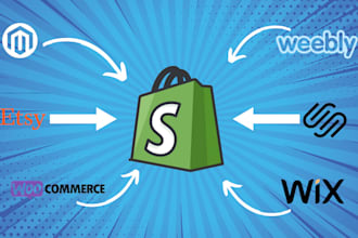 wix to shopify, shopify to wordpress migration, wordpress to shopify