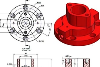 do 2d 3d cad design, 3d cad modeling in fusion 360 onshape solidworks ansys cfd
