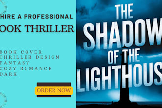 do fantasy book cover, thriller cover design, horror book, cozy mistery, dark