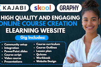 create online course content, skool community, kajabi, graphy, mighty network