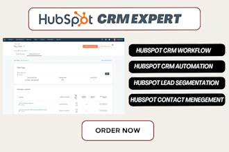 setup hubspot CRM automation hubspot CRM workflow hubspot CRM lead segmentation