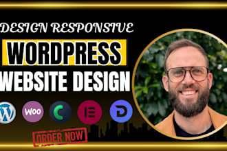 develop custom wordpress business website with hostinger, bluehost hosting, SEO