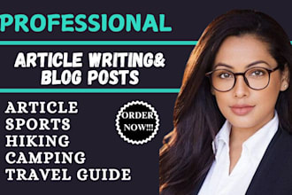 write a blog article on camping, hiking, outdoor, sport, travel guide, plumbing