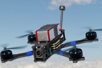 redesign 3d cad model of drone uav, vtol drone,aerospace vehicles,aircraft drone