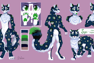 draw furry fandom art, fursona, oc ref sheet, anime character, ocs, furry anime