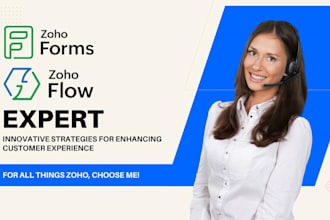 set up zoho form, zoho workflow, email templates, pipelines, modules on zoho CRM