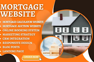 mortgage website mortgage landing page mortgage calculator mortgage auction