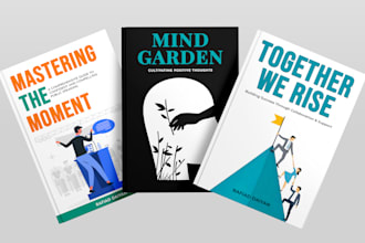 do premium book cover design, ebook cover, or KDP book cover