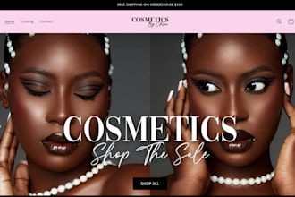 beauty website spa website cosmetic website salon website bbl cosmetics website