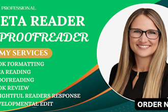 beta read, proofread your fantasy fiction, nonfiction novel, memoir  manuscript