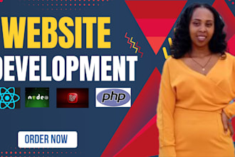 develop website, full stack developer, website development
