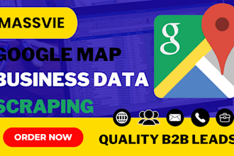 scrape google maps data for b2b business leads with emails